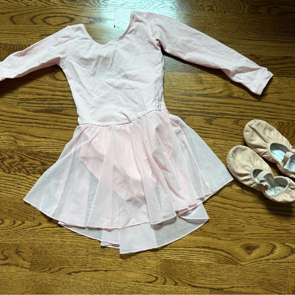 Amazon Pink Bodysuit with Flowing Skirt